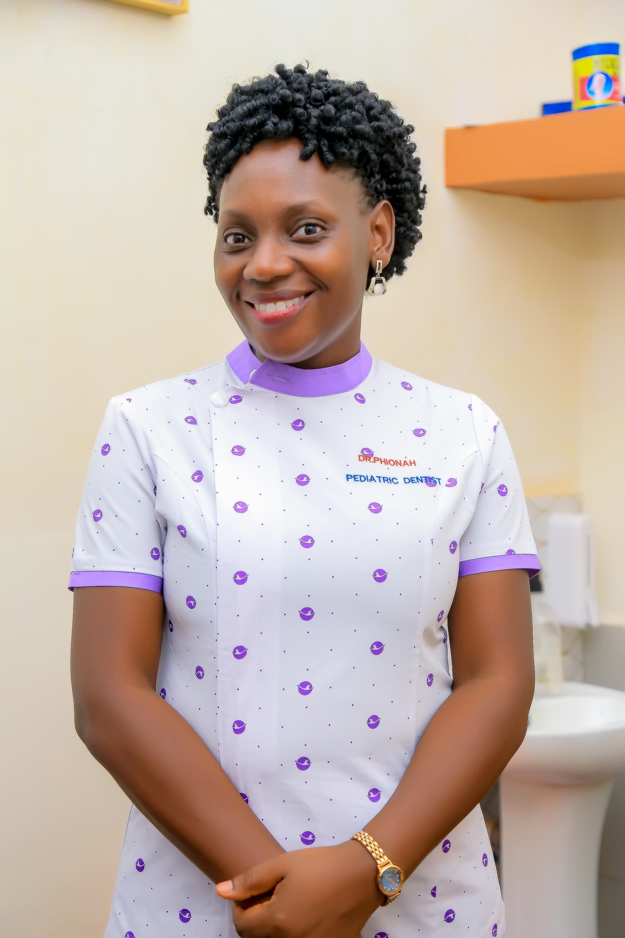 Dr. Phionah, pediatric dentist