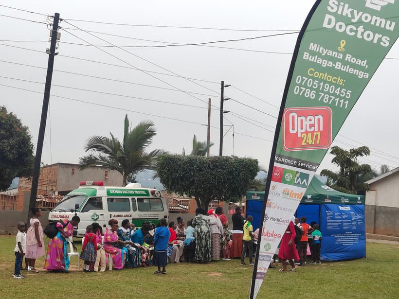 Sikyomu Doctors Hospital community outreach team at work